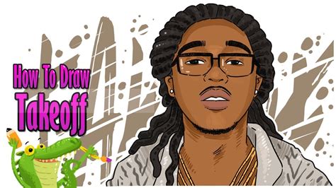 migos drawing|how to draw Takeoff .